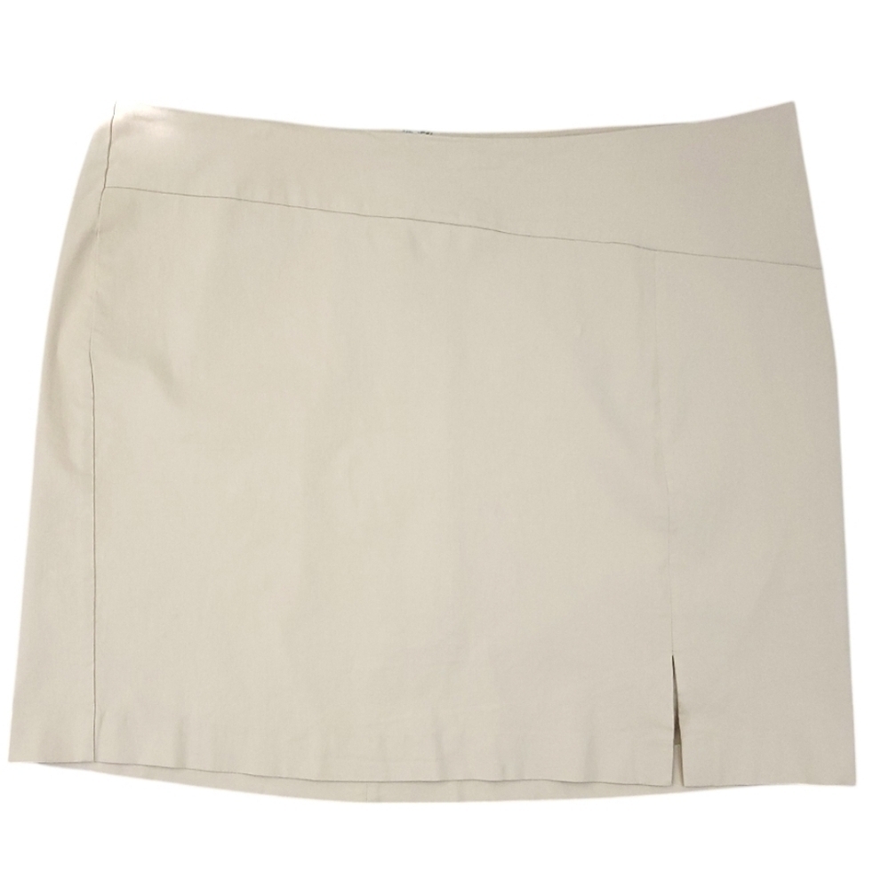 Lane Bryant Womens Tan Mini Skirt‎ Size 24